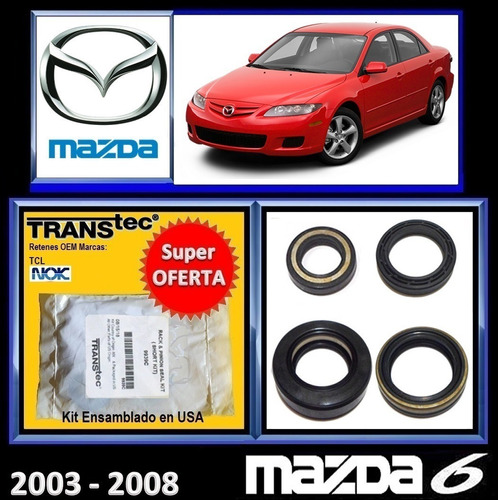 Mazda 6 2003-2008 Kit Reparar Cremallera Dirección Hidráulic