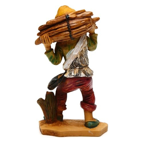 Holyart Hombre Con Madera Para Belén 12 Cm