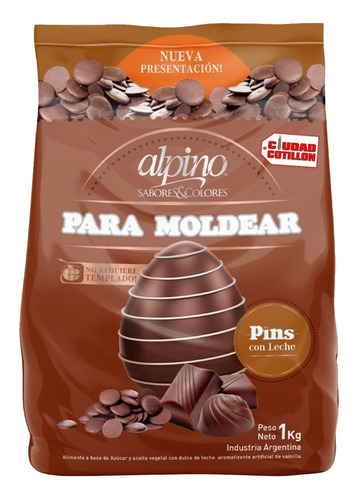 Gotas Chocolate Alpino Lodiser X 1kg - Ciudad Cotillón