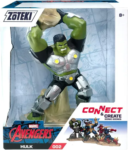 Zoteki Figura Avengers Hulk Con Base Orig 10cm