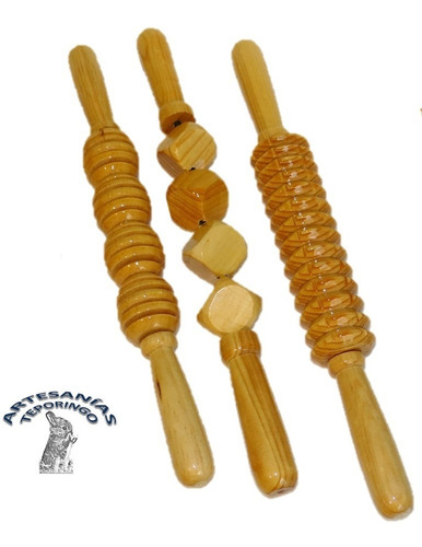 Imagen 2 de 6 de Kit Maderoterapia Corporal Completo 7 Piezas