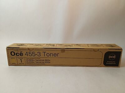 New Oce 455-3  Yellow Toner Cartridge For Variolink 2822 Ttz