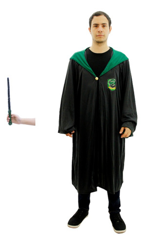 Disfraz Slytherin Harry Potter Capa Con Capucha Adulto