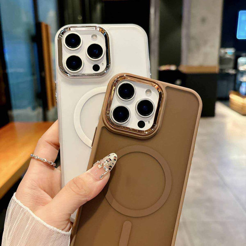 Funda Magsafe Para iPhone 11, 12, 13, 14, 15, 16 Pro, Max, 14 Plus, 15 Plus, 16 Plus, Sensación De Piel, Antihuellas Dac