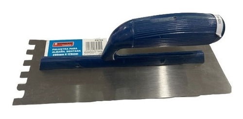 Palustra Dentada 280mmx120mm Mango Plast Azul Superior Tools