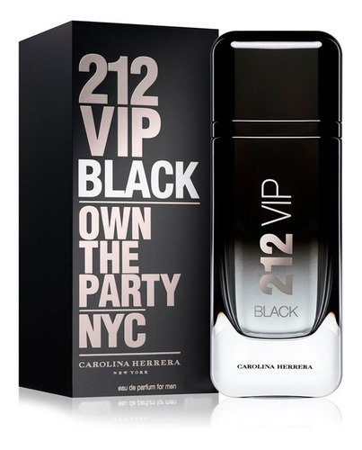 212 Vip Black Hombre Edp 200ml Silk Perfumes Original Oferta