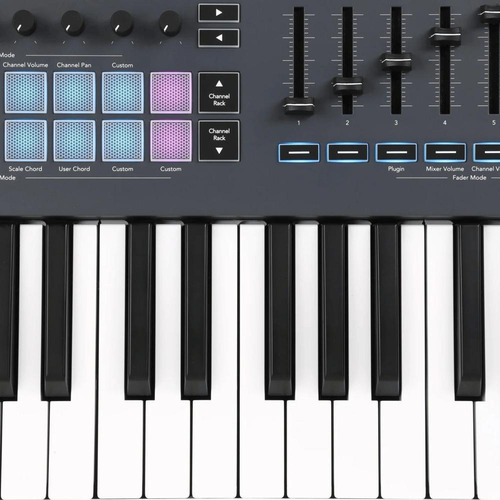 Controlador Flkey Novation con 16 teclas sensibles USB, color negro