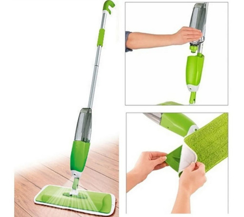 Imagen 4 de 5 de Mopa Spray Rociador Trapeador Dispenser Lampazo Piso Plana