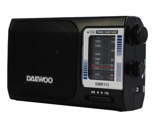 Radio Dual Daewoo Am Fm Clasico Música Parlante Pilas 220v
