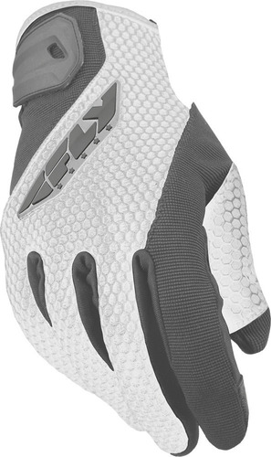 Guantes Moto Fly Racing Mujer Coolpro S Blanco/gris LG