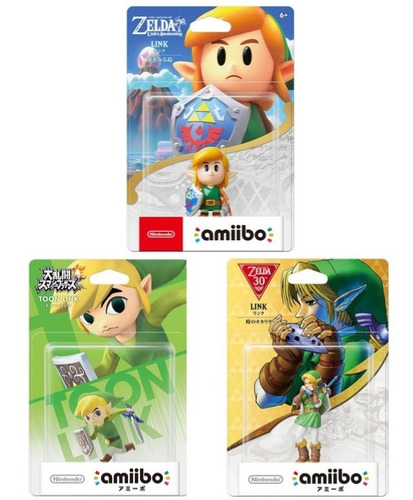 Amiibo Toon Link Link Ocarina Link Awakening Legend Of Zelda