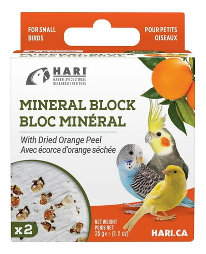 Hari Bloque Calcio Minerales Vitaminas Limar Pico De Pajaros