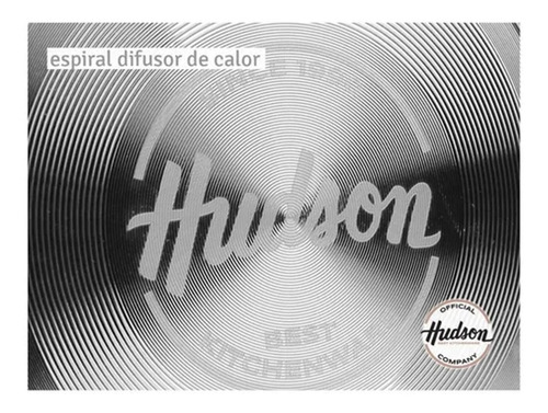 Wok De Aluminio Hudson Gris 28 Cm Con Antiadherente