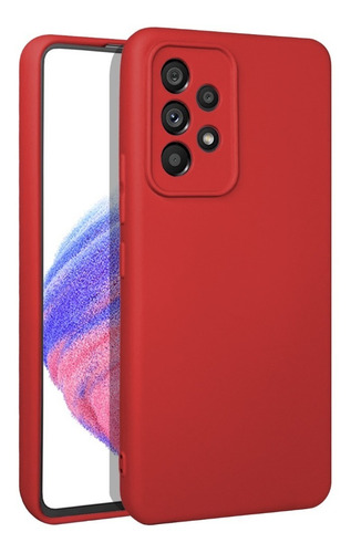 Funda Silicona Gamuzada + Film Hydrogel Para Galaxy A53 5g