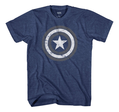 Marvel Captain America Stealth Shield Logo Camiseta Para Hom