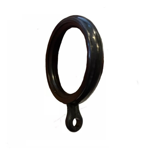Argollas Plasticas 40mm Para Barral Negro De 25mm 30un Soul