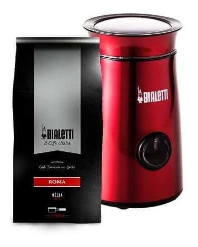 Imagem 1 de 7 de Kit Moedor 110v Italiano + Brinde Café Roma 500g Bialetti