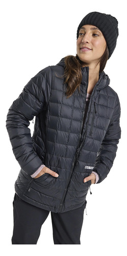 Parka Mujer Mid-heat Hooded Down Insulated Negro