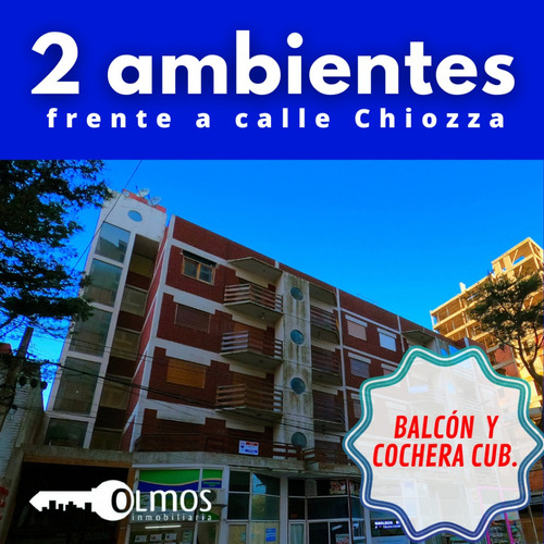 2 Ambientes Sobre Chiozza, Cochera, Balcón Terraza