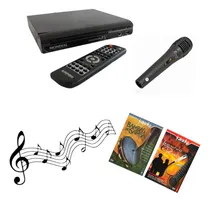 Comprar Dvd Karaoke Karaoke Preto Com Usb Controle Remoto Microfone