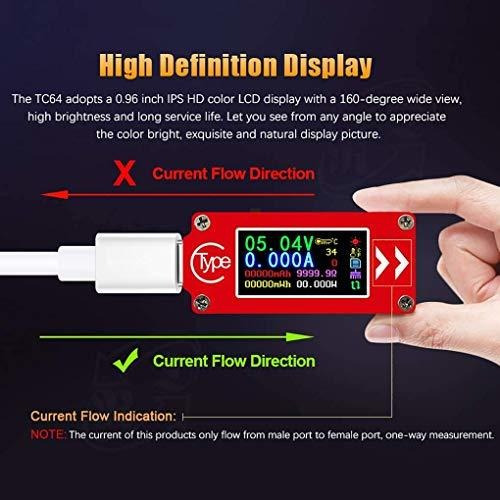 Tc64 Tipo Usb Comprobador Voltaje Multimetro Voltimetro