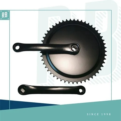 Imagen 2 de 9 de Plato Y Palanca Indoor O Spinning Profesional 52 Dientes Z.