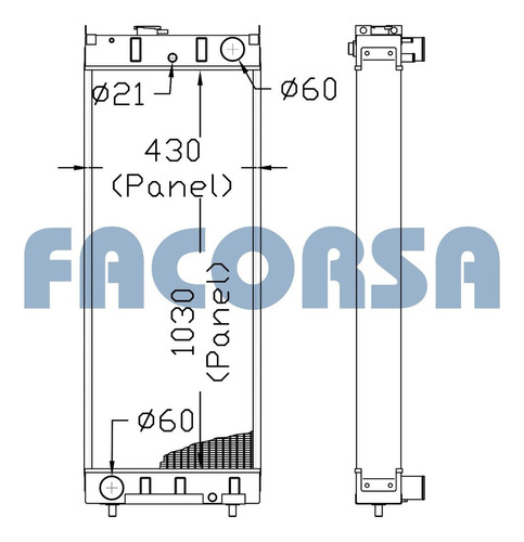 Radiador Excavadora Komatsu Pc300 /350/ 400/450 Facorsa