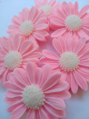 Jabones De Flores Margaritas Para Souvenirs X 10
