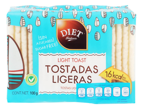 Diet Radisson Tostadas Ligeras Light