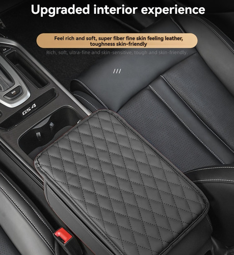 Funda Cubre Descansa Brazos Almohada Cuero Codera Auto