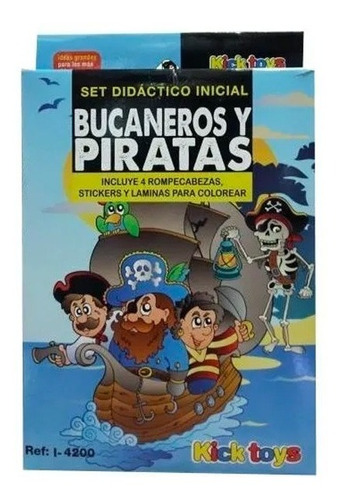 Juego De Mesa Bucaneros Y Piratas - Set Didáctico Kick Toys