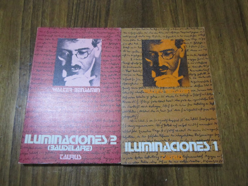 Iluminaciones, 2 Tomos - Walter Benjamin - Ed: Taurus