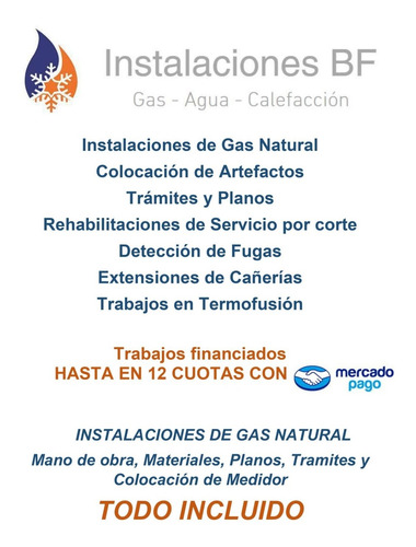 Gasista Matriculado - Instalaciones De Gas - Zona Oeste