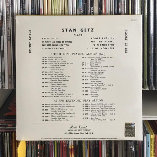 Vinilo Getz Stan Split Kick Eu Import.