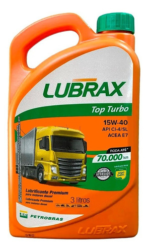 Lubrax Top Turbo 15w40 Diesel Miner