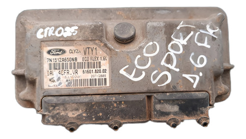 Modulo Injecao Ecosport 1.6 Flex 2008/2012 Iaw4cfr.vr Orig.