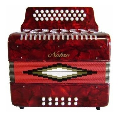 Acordeon Nobre Vallenato 12 Bajos Diatonico Ac3112