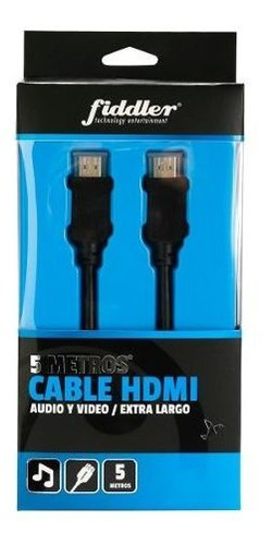 Cable Fiddler Fd-3350pro Hdmi Extra Largo 5mts