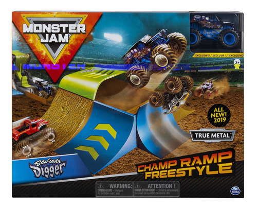 Brinquedo Playset Pista Monster Jam Com Carro Sunny 2021