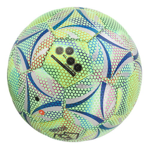 Balón De Fútbol Iluminado, Brillante, Talla 5, Resistente Al