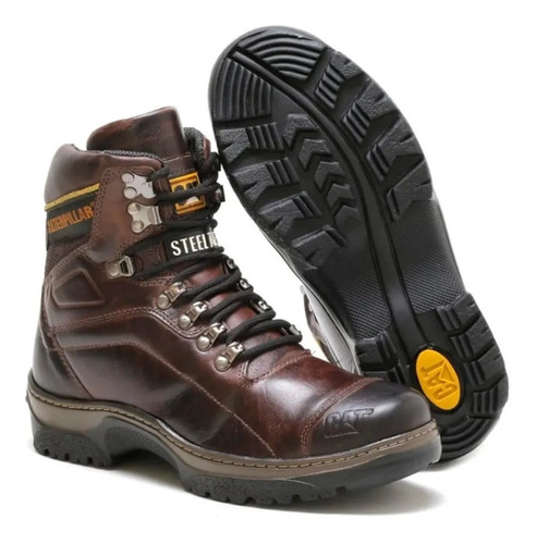 Botas Caterpillar Track Boot De Cuero Genuino