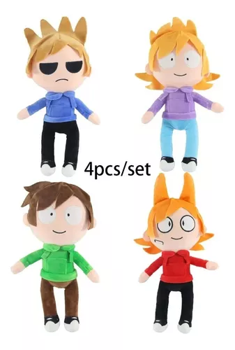 Muñeca De Peluche Eddsworld Edd Tord Matt Tom, 4 Piezas