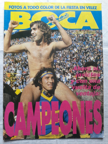 Revista Boca Un Sentimiento N° 64 Año 1991 Campeones