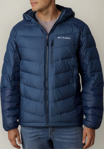 Campera Columbia Hombre Con Capucha Térmica Labyrinth Loop
