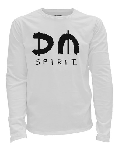 Camiseta Manga Longa Dasantigas - Depeche Mode - Spirit Tour