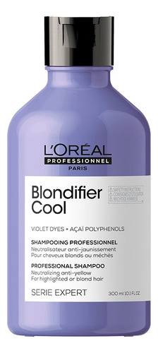 Shampoo L'oréal Professionnel Serie Expert Blondifier Cool En Botella De 300ml Por 1 Unidad