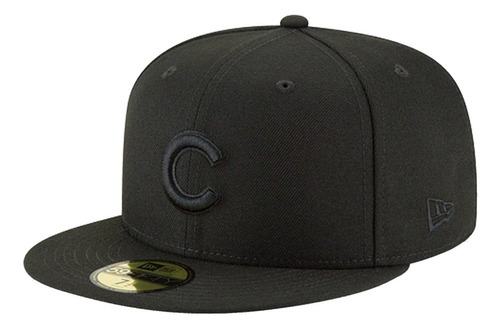 Gorra New Era 59fifty Chicago Cubs En Negro 11591170