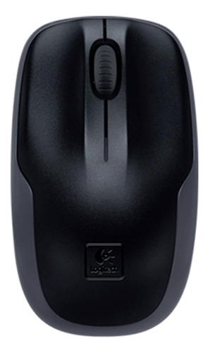 Kit de teclado y mouse inalámbrico Logitech MK220 Español Latinoamérica de color negro