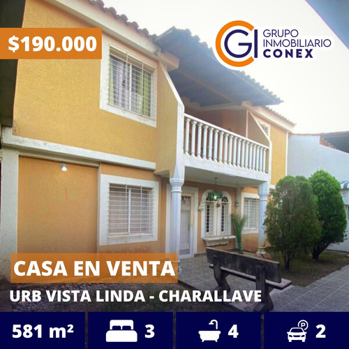 Se Vende Casa 581m2 2h+s/4b/2p Vista Linda Charallave