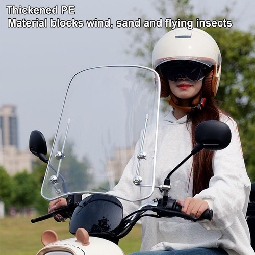 Deflector De Viento Para Motocicleta Parabrisas Transparente